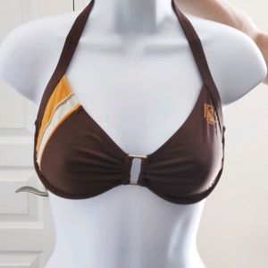 Body Glove bikini top lightly lined with underwire